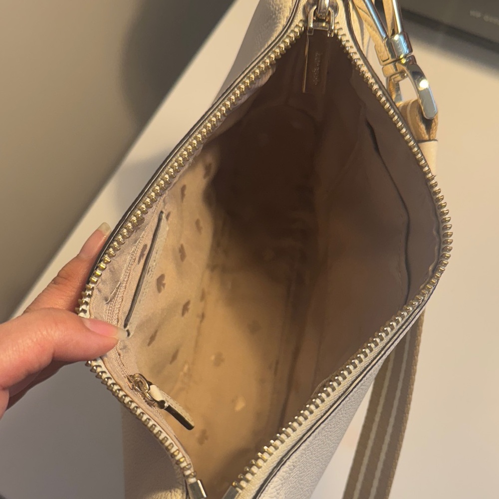 kate spade Rosie Small Leather Crossbody with Striped Tan Strap - Picture 10 of 10
